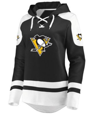 penguins lace up hoodie