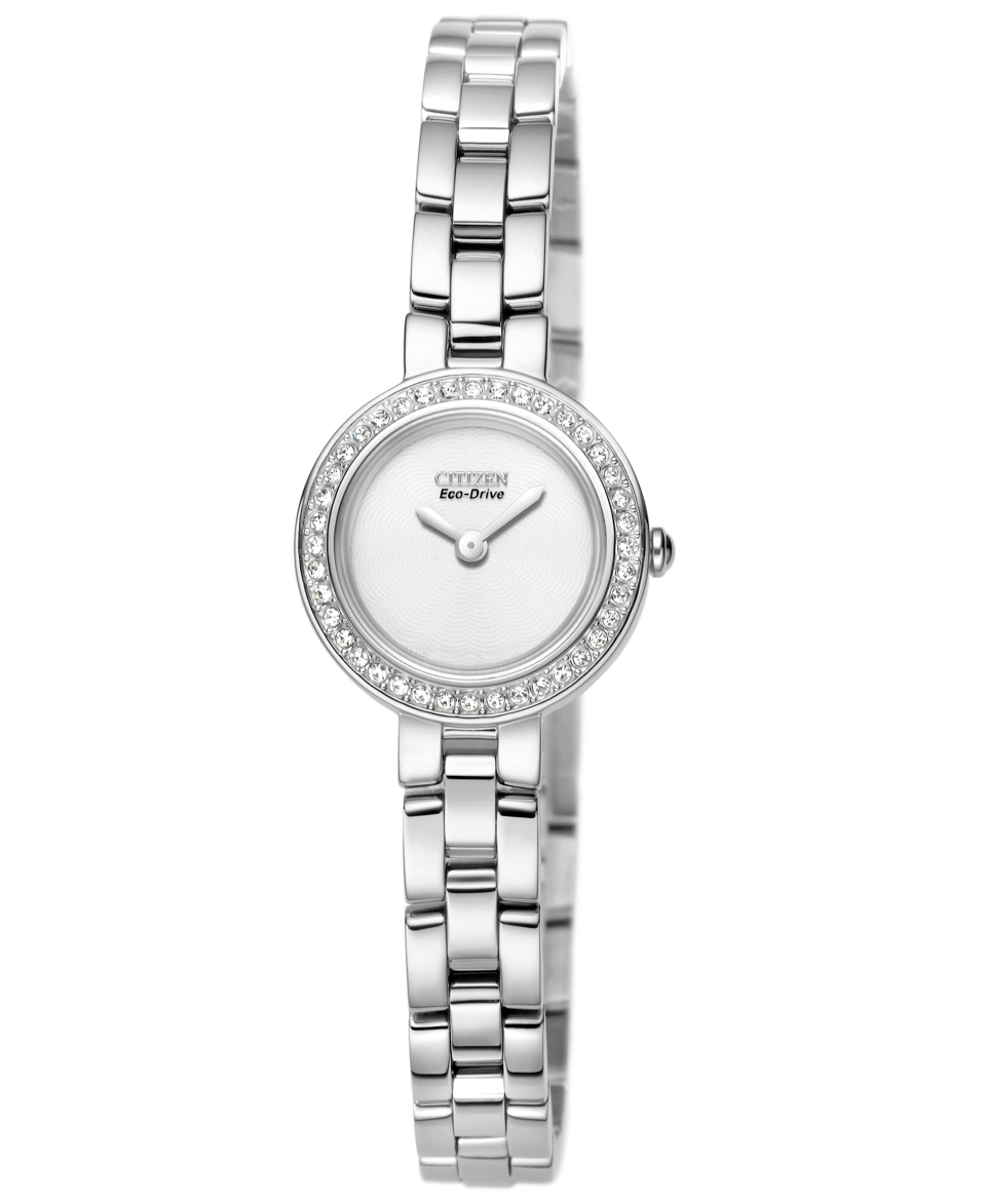 Citizen Watch, Womens Eco Drive Stainless Steel Bracelet 21mm EX1080