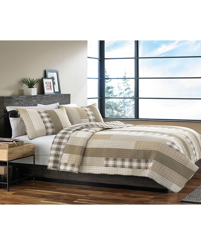Eddie Bauer Fairview Saddle Full/Queen Quilt Set & Reviews Quilts