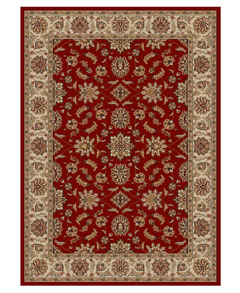 Kenneth Mink Area Rug Set, Vienna Collection 5 pc set Meshed Red