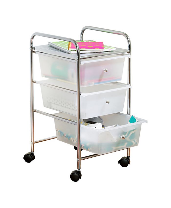 Honey Can Do 3 Drawer Rolling Cart & Reviews Cleaning & Organization