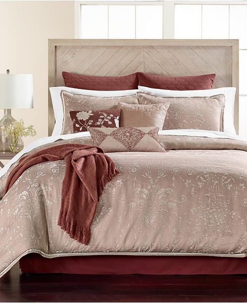 Martha Stewart Collection Closeout Distressed Damask 14 Pc Comforter Sets Created For Macy S Reviews Bed In A Bag Bed Bath Macy S