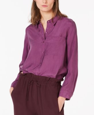 macys silk blouses