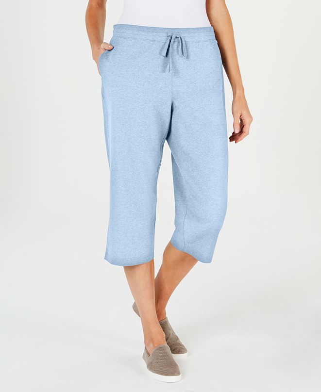 Karen Scott Petite Sport Knit Capris, Created for Macy's & Reviews