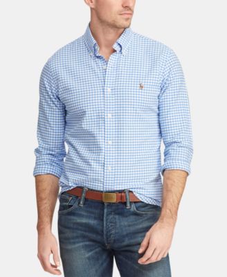 Classic Fit Cotton Gingham Shirt 