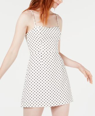 french polka dot dress