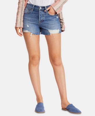 free people sofia denim shorts