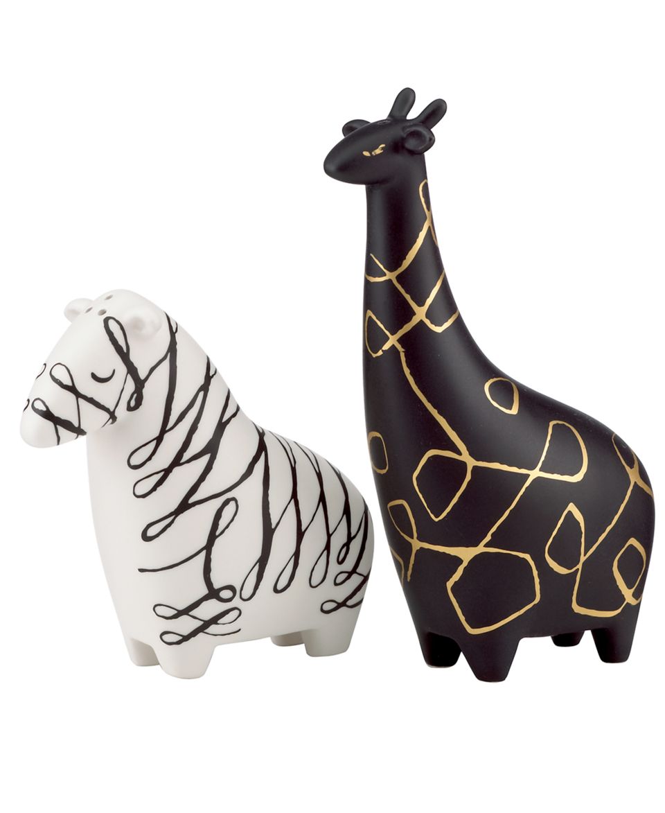 kate spade new york Salt and Pepper Shakers, Woodland Park Zebra and