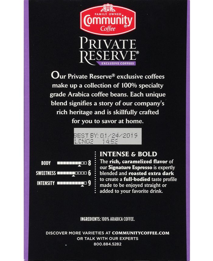 Community Coffee Signature Blend Espresso Pods, Nespresso OriginalLine