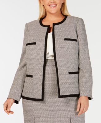 tweed jacket plus size