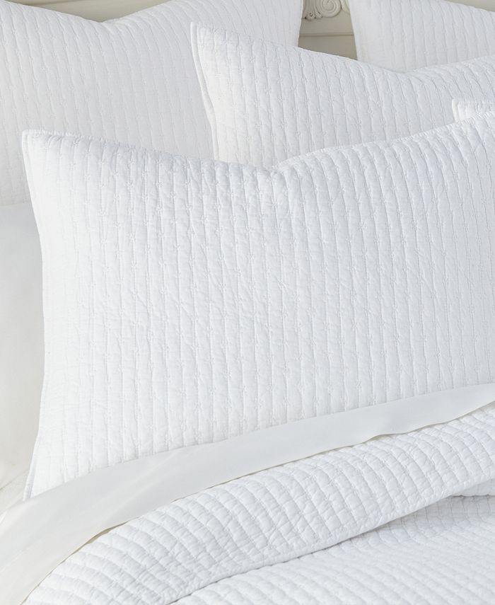 Download Levtex Home Cross Stitch Bright White Twin Quilt Set & Reviews - Quilts & Bedspreads - Bed ...