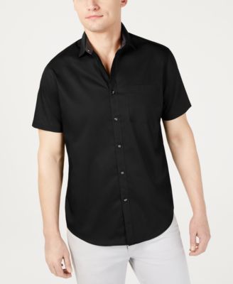 macys mens button down short sleeve shirts