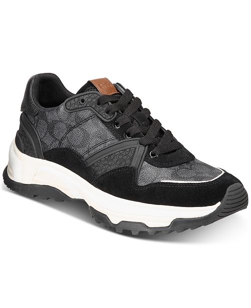Coach Men S C143 Signature Sneakers Reviews All Men S Shoes Men Macy S