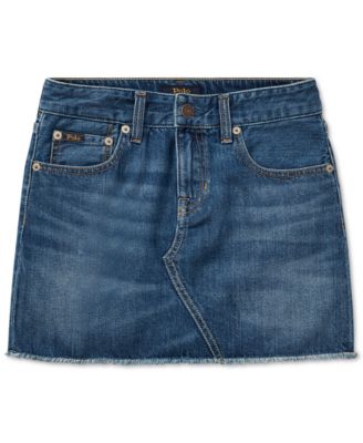macys jean skirts