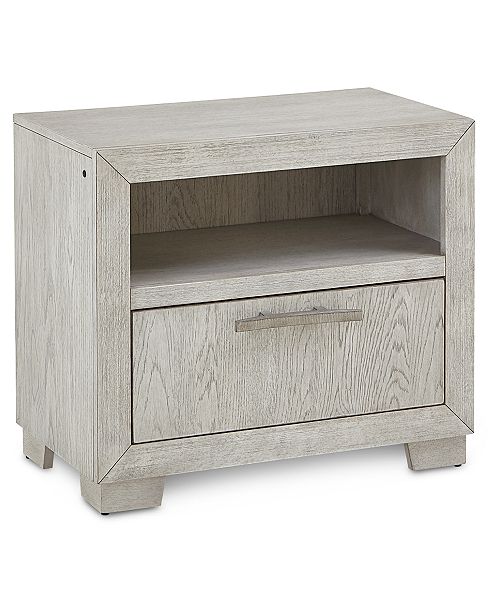 Furniture Closeout Camilla Usb Outlet Nightstand Created For Macy S Reviews Furniture Macy S