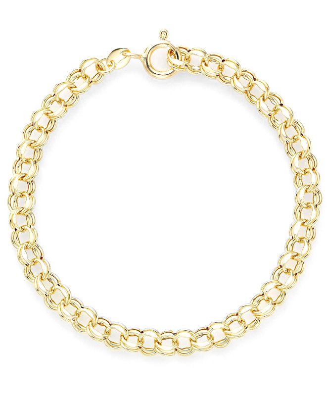 Macy's Charm Bracelet in 14k Gold & Reviews Bracelets Jewelry