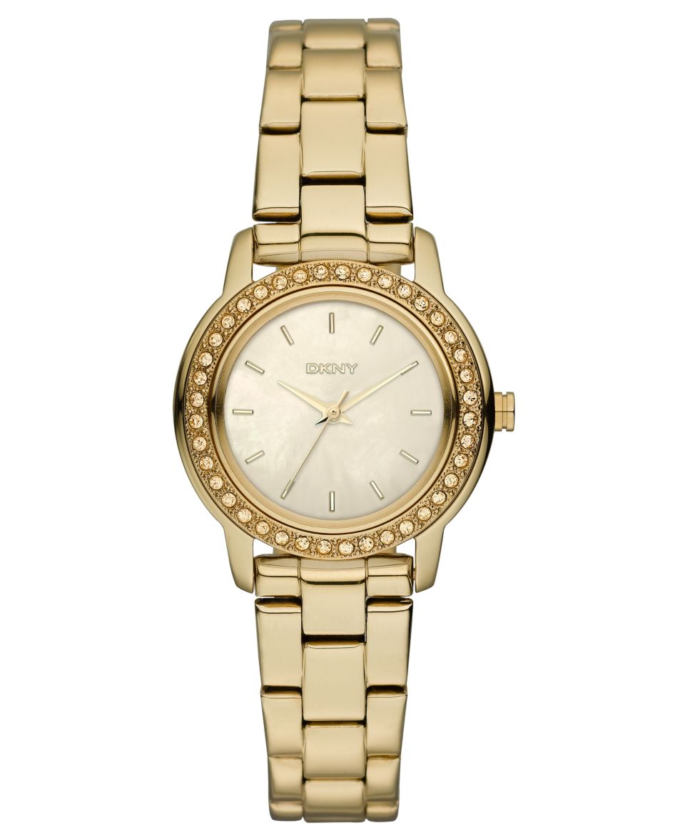 DKNY Watch, Womens Goldtone Stainless Steel Bracelet NY4520   All