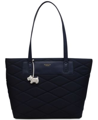 radley navy tote bag