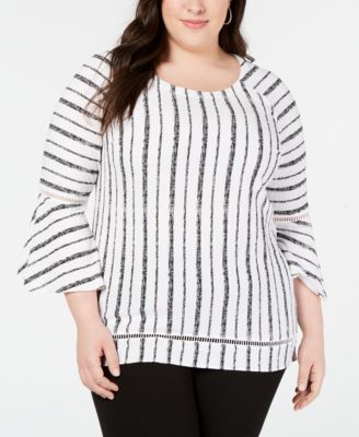 macys jm plus size tops