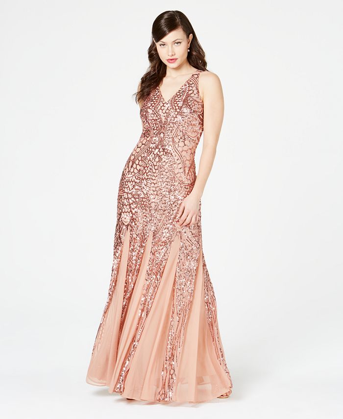 nightway sequin gown