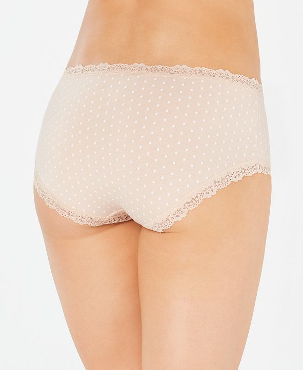 Jenni Cotton Lace Trim Hipster Underwear, Created for Macy's & Reviews