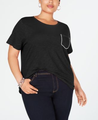 macys plus size sweatshirts