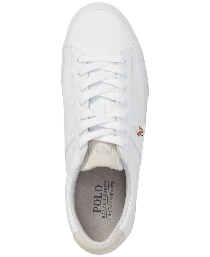 polo ralph lauren sayer canvas trainers