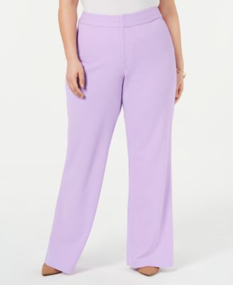 macys plus size wide leg pants