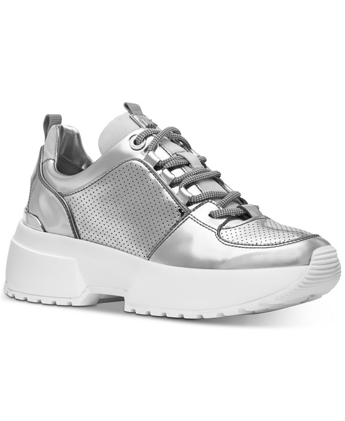 Michael kors sneakers macys silver hotsell