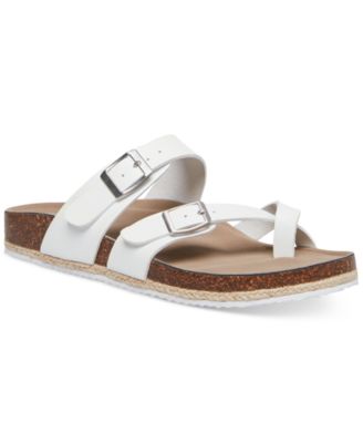 thong footbed sandals