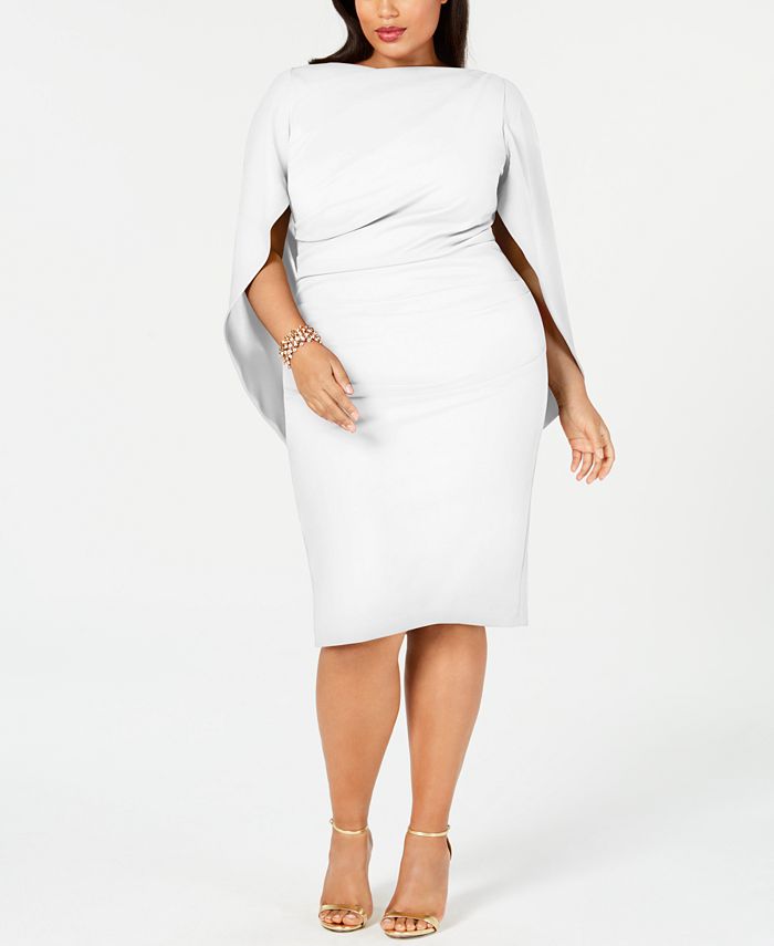 Betsy Adam Plus Size Ruched Cape Dress Reviews Dresses Women Macy S Many of the plus size cape dress available on our site are super stylish, low cost and varying enough to suit virtually every girl's exclusive tastes. plus size ruched cape dress