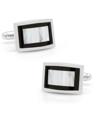 Cufflinks Inc. Запонки-ключи из оникса и перламутра