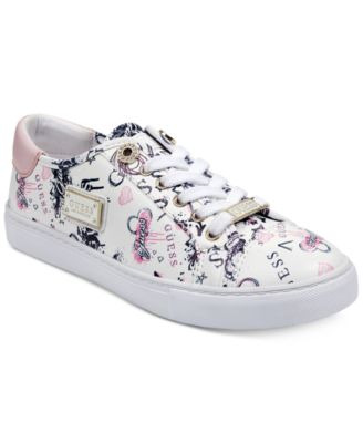 guess rillie low wedge sneakers
