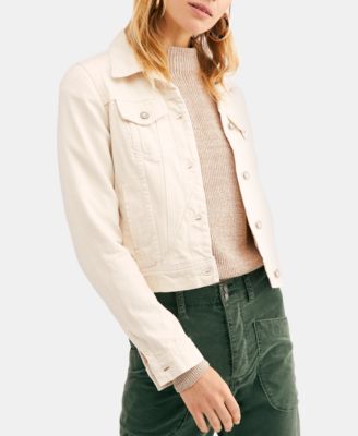 macys free people jean jacket