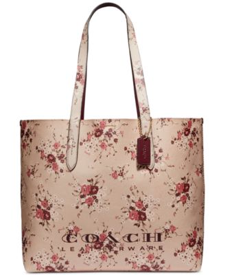 coach flower print purse