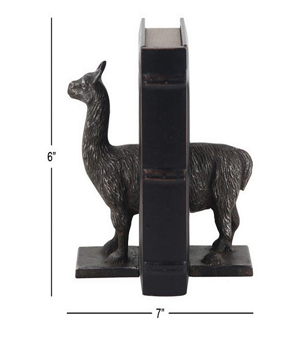 Rosemary Lane Pair of Eclectic Iron Llama Bookends ... Another popular them is animals.