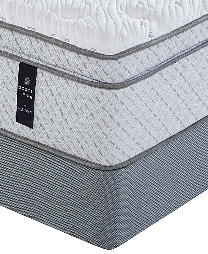 Scott Living Evanton 14" Plush Mattress Set Queen Split, Created for