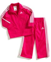 adidas Baby Set, Baby Girls Tricot Jacket and Pants