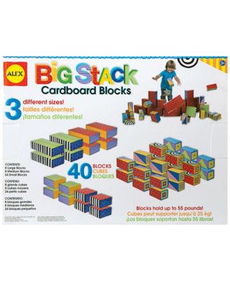cardboard stacking blocks