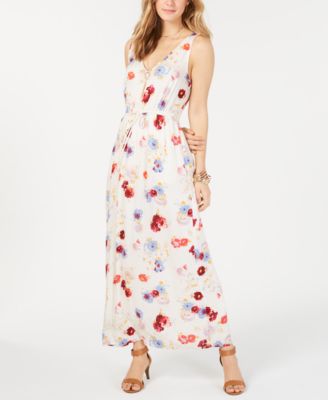 lucky brand floral maxi dress