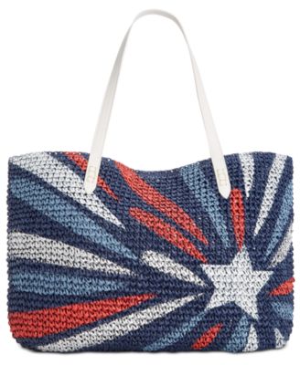 macys straw handbags