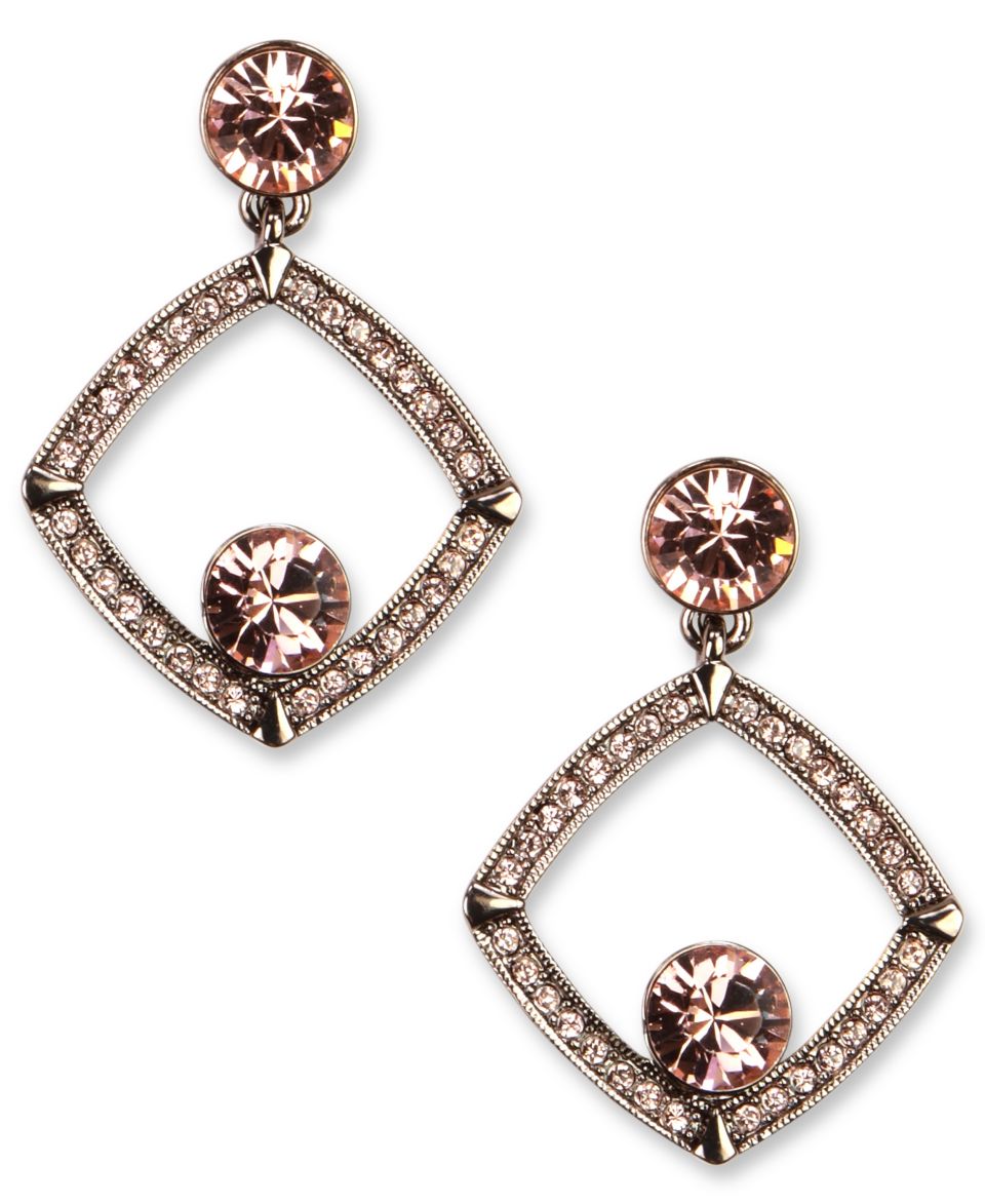 Givenchy Earrings, Vintage Rose Double Drop Earrings