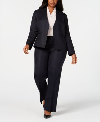 calvin klein plus size pant suits