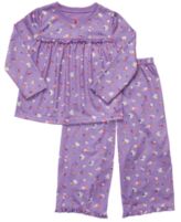 Carter's Baby Sleepwear Set, Baby Girls Flroal Rufle Shirt and Pants