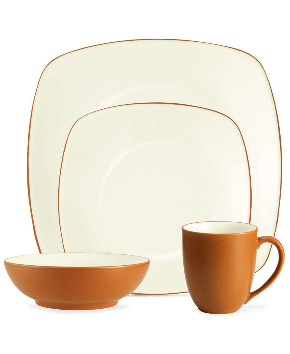 Noritake Dinnerware, Colorwave Terra Cotta Square Collection   Casual Dinnerware   Dining & Entertaining