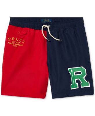 macys polo swim trunks