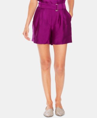 satin paper bag shorts