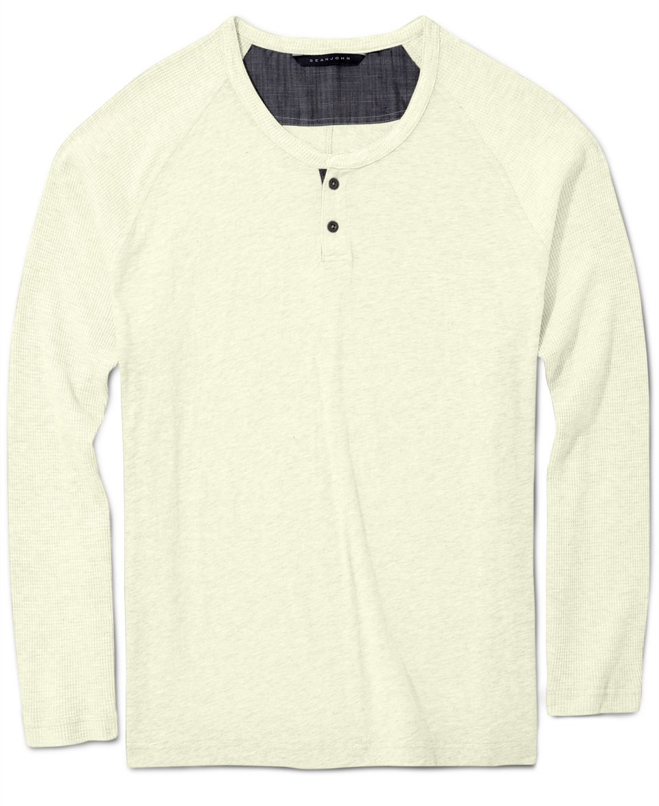 Sean John Sweater, Raised Shoulder V Neck Sweater