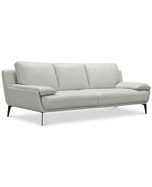 Furniture Surat 97 Leather Sofa Created For Macy S Reviews Furniture Macy S