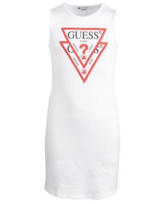 guess logo t shirt dress